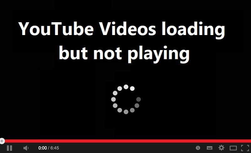 YouTubeのビデオが読み込まれるが再生されない問題を修正