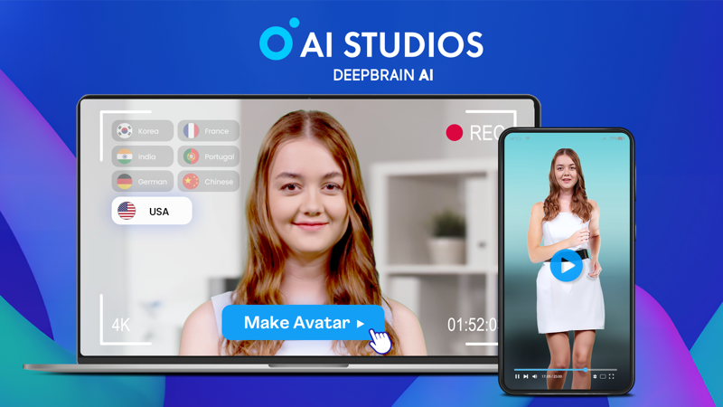 DeepBrain AI の AI Studios