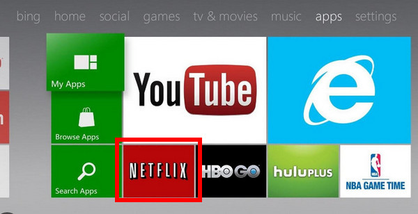 Netflix を探す