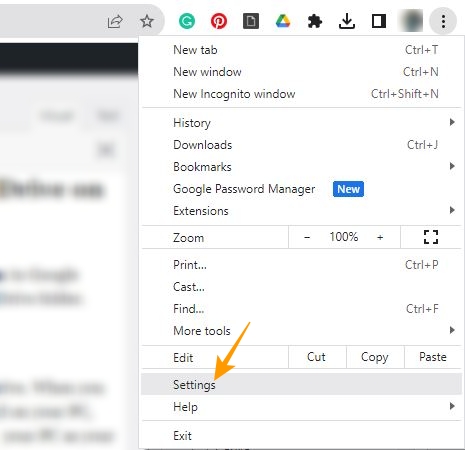 Google Chrome 設定オプション
