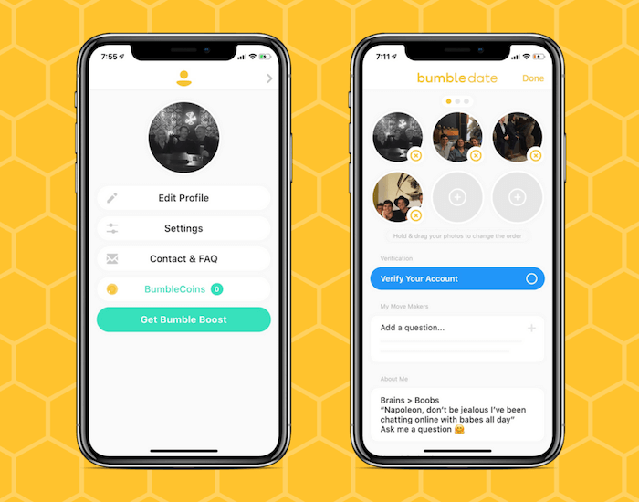 Bumbleの仕組み Bumbleの設定