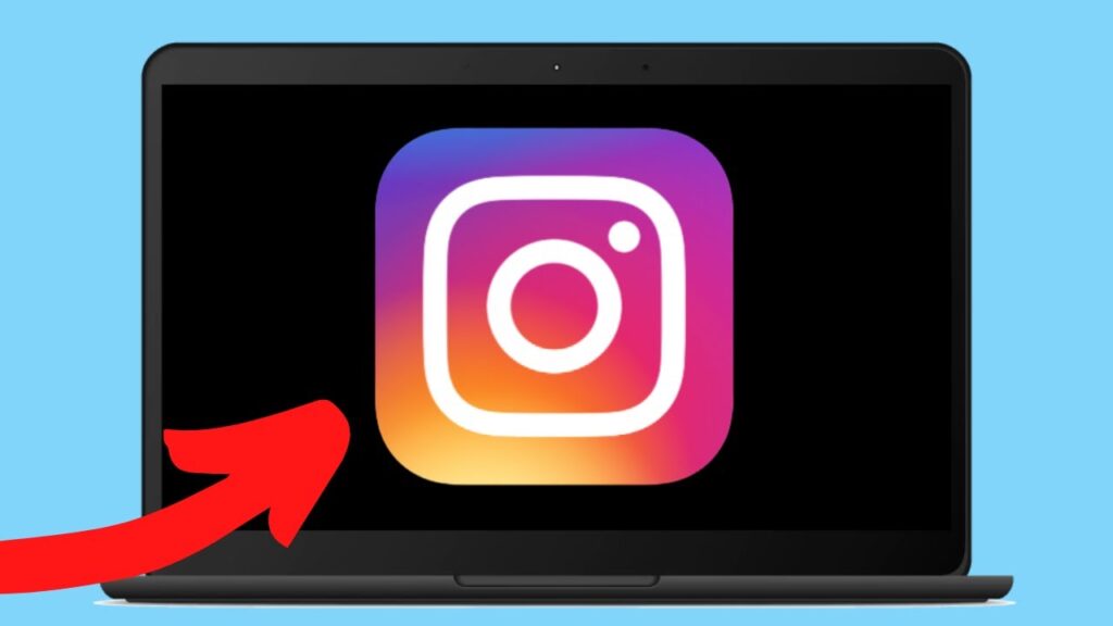 PC上のインスタグラム